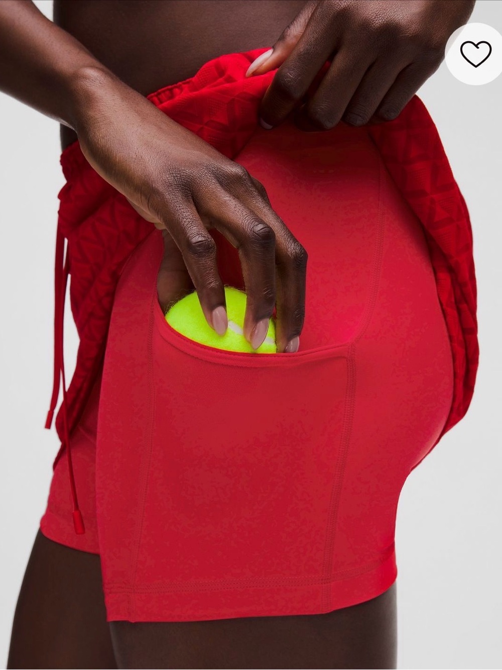Lululemon Textured Mesh High-Rise Tennis Skirt – Red - Picture 9 of 9